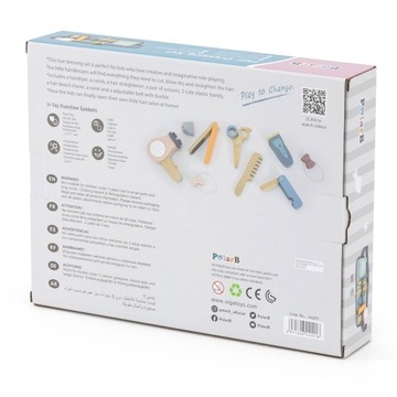 VIGA POLARB ДЕРЕВЯННЫЙ ПАРИКМАХЕРСКИЙ НАБОР ПОЯС С ИНСТРУМЕНТАМИ МАЛЕНЬКИЙ ПАРИКМАХЕРСКИЙ