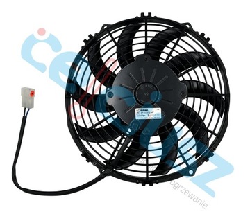 WENTYLATOR SPAL 24V VA11-BP12/C-57S TŁOCZĄCY 255mm