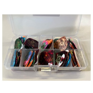 Гитарное кубическое перьев для гитары 0,71 мм 1 кусок цветов