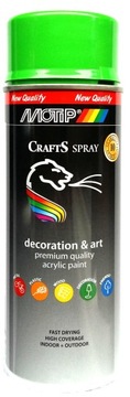 CRAFTS LAKIER Zielony jasny 6018 Akryl farba SPRAY