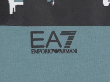 EA7 Emporio Armani t-shirt męski, niebieski, XL