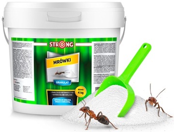 PROSZEK GRANULAT TRUTKA SILNA MOCNA PREPARAT ŚRODEK NA MRÓWKI AŻ 4KG