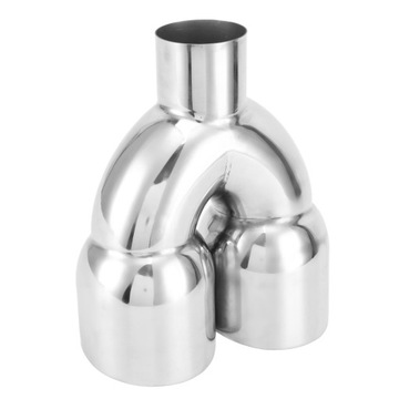 Podwójne końcówki rury wydechowej Wlot 63 mm/2,48 cala Wylot 101 mm/4,0
