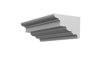 Gzyms pod dach, Gzyms, listwa, ZD03
