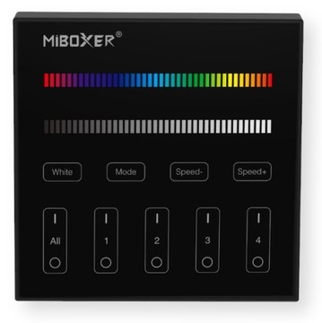 PILOT PANELOWY RGB STREFOWY MILIGHT B3-B CZARNY