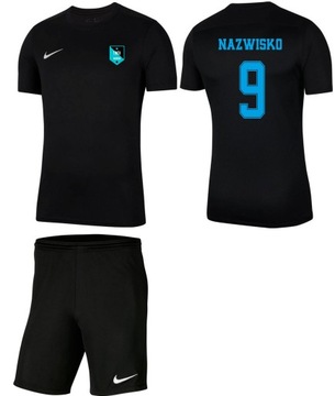 Nike strój piłkarski z NADRUKIEM 158-170 juniorski