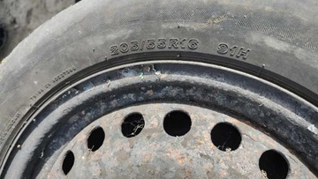KOLA ZIMNÍ RÁFKY PNEUMATIKY 16' 5X108 205/55 VOLVO V50 S40