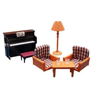 Mini meble do salonu miniaturowe pianino