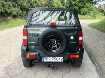 Suzuki Jimny III Cabrio 1.3 i 16V 4WD 80KM 2003 Suzuki Jimny Cabrio Zarejestrowany Benzyna 4x4, zdjęcie 4