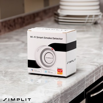 ДАТЧИК ДЫМА ПОЖАРНЫЙ ДЕТЕКТОР WIFI БЕСПРОВОДНАЯ СИГНАЛИЗАЦИЯ ПРОСТОЙ ДЕТЕКТОР TUYA