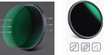 K&F CONCEPT ND3-ND1000 серый фильтр 67 мм