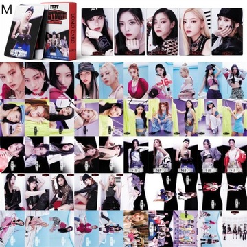 LOMO 55 sztuk/zestaw Kpop ITZY nowy Album urodzonych aby być karty Lomo