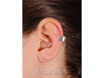 СЕРЕБРЯНЫЕ СЕРЬГИ С ЦЕПЬЮ, шина к1169