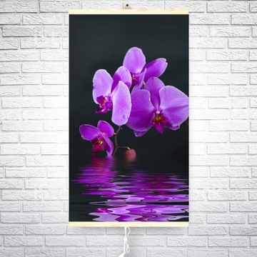 Ścienne ogrzewanie podczerwienią Trio 430W 600x1000mm Orchidea