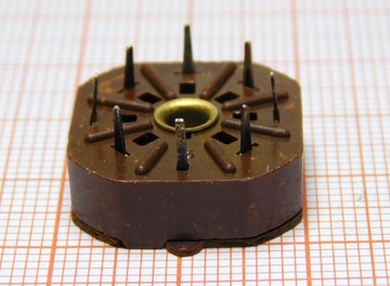 Podstawka lamp 7-pin druk 6ż1p 6AU6 itp [AB]