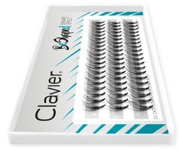 Пучки ресниц CLAVIER BeShaped 13 мм – B-завиток
