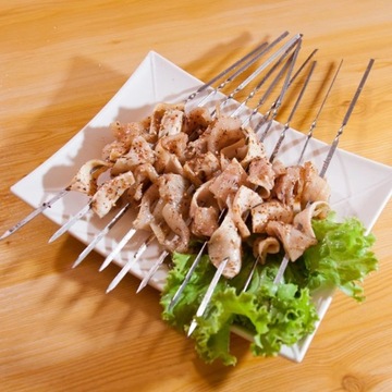 SZPIKULCE SZPIKI SZAMPURY DO SZASZŁYKÓW MIĘSA NIERDZEWNE GRILL 30 SZT