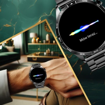SMARTWATCH МЕНЮ ЧАСОВ МУЖСКИЕ ПОЛЬСКИЕ РАЗГОВОРЫ СПОРТ AMOLED SMART WATCH