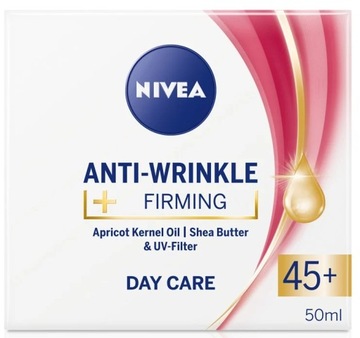 КРЕМ против морщин + Укрепляющий 45+ 50 мл Nivea ДЛЯ МОРЩИН