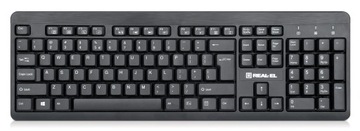 Klawiatura klasyczna REAL-EL Standard 504EN, black