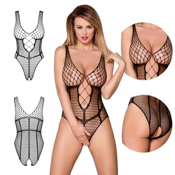 Body z otwartym krokiem Obsessive B117 sex bielizna erotyczna siateczka