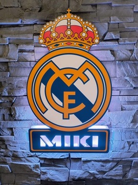 Херб Реал Мадрид Персонализированный лампа любое название пилот большой пилот