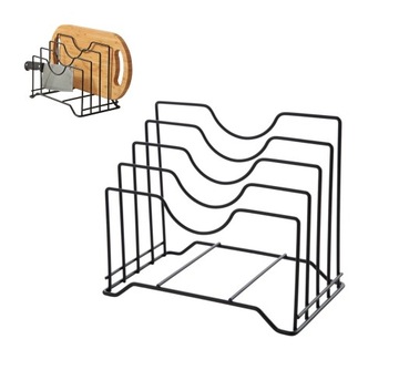 ОРГАНАЙЗЕР ПОДСТАВКА ДЕРЖАТЕЛЬ ДЛЯ ДОСКИ КРЫШКИ ТАРЕЛКИ КНИГИ МЕТАЛЛ ЧЕРНЫЙ