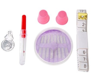 Большой портновский ящик для инструментов, швейные принадлежности, набор из 100 предметов.