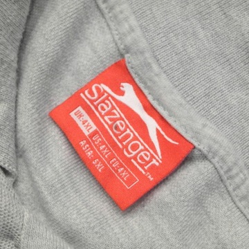 SLAZENGER _ ŚWIETNA KRÓTKA KOSZULKA POLO Z LOGO _ XXXXL