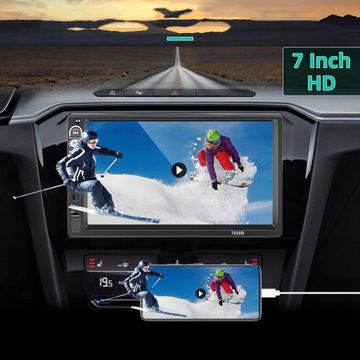 АВТОРАДИО 1DIN ДЛЯ APPLE CARPLAY ДЛЯ ANDROID