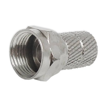 Wtyk antenowy SAT F z uszczelką 6.8mm/18mm HQ x6