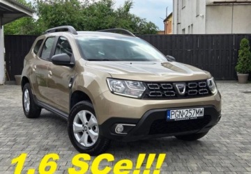 Dacia Duster II SUV 1.6 SCe 115KM 2019 Dacia Duster Dacia Duster SCe 115 4x2 Laureate 1.6 BenzynaLPG 114KM