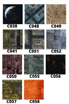 КОВР ДВУХСТОРОННИЙ РЕЗИНОВЫЙ РПГ 42 УЗОРЫ 122х122 СМ
