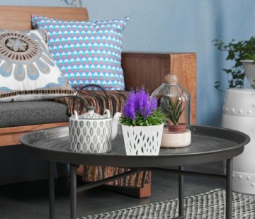 ПЕСОЧНЫЙ КРУГЛЫЙ ГОРШОК DSR130 БЕЛЫЙ + ВСТАВКА