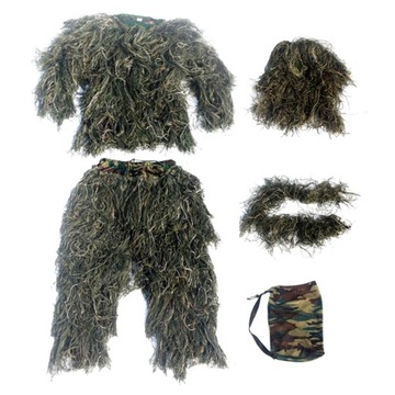 Kurtka Ghillie Suit for Men Lekka biała