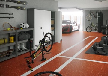 Шкаф для мастерской с синими контейнерами SWM 205