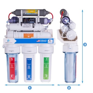 RO8 ИОНИЗАТОР ОБРАТНОГО ОСМОСА СТРУКТУРИЗАТОР