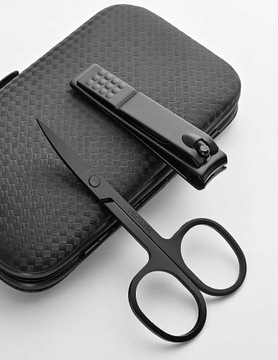 Набор для стрижки ногтей, 7 элементов + кусачки для маникюрных ножниц в футляре