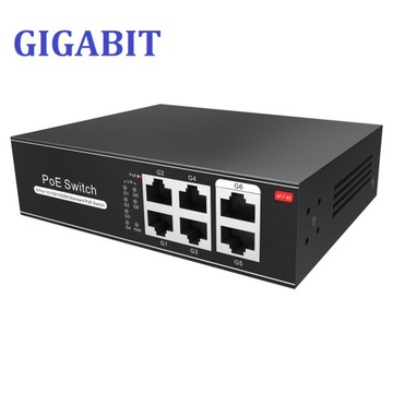 Switch 4-porty POE gigabit 60W