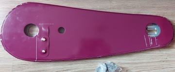 OSŁONA ŁAŃCUCHA MATERIAŁ FIOLETOWA