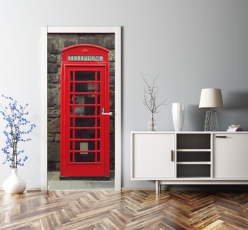 ЛОНДОНСКИЙ ТЕЛЕФОН, телефонная будка ДВЕРЬ ШПОН