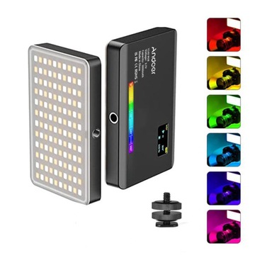 Andoer Y140 RGB LED Video Light Rechargeable
