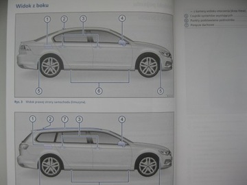 VW Passat B8 2019-2021 Руководство пользователя на польском языке VW Passat Variant B8 цвет
