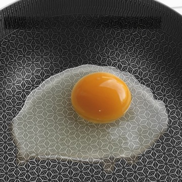 Сковорода WOK из нержавеющей стали с сотовой структурой.