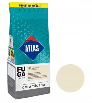 ATLAS fuga CERAMICZNA 118 jaśminowy 2kg