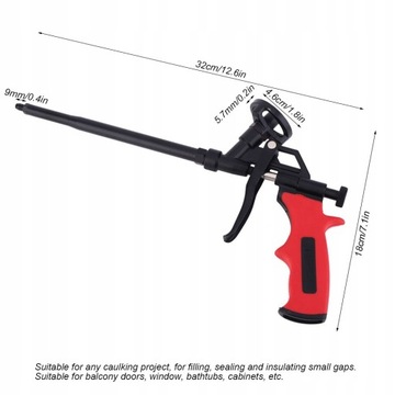 ПИСТОЛЕТ ДЛЯ УСТАНОВКИ МЕТАЛЛИЧЕСКОЙ ПЕНЫ