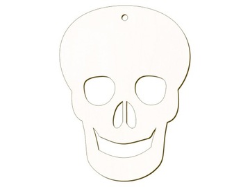 CZACHA na HALLOWEEN drewniana dekoracja zawieszka