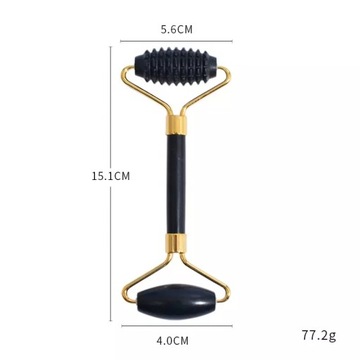 2X РОЛИК + МАССАЖЕР ДЛЯ ЛИЦА С КАМНЯМИ ГУА ША ПОДАРОЧНЫЙ НАБОР