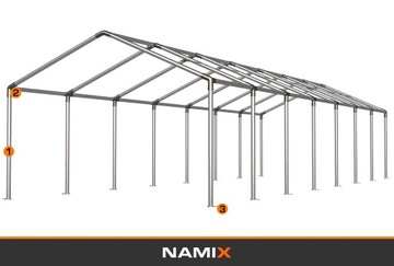 Палатка КОМФОРТ 6x14, РАЗНЫЕ ЦВЕТА