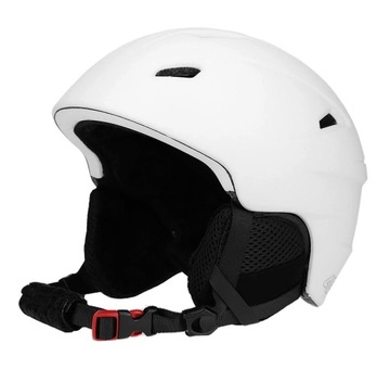 Damski kask narciarski 4F HELF033 biały S/M 52-56 cm